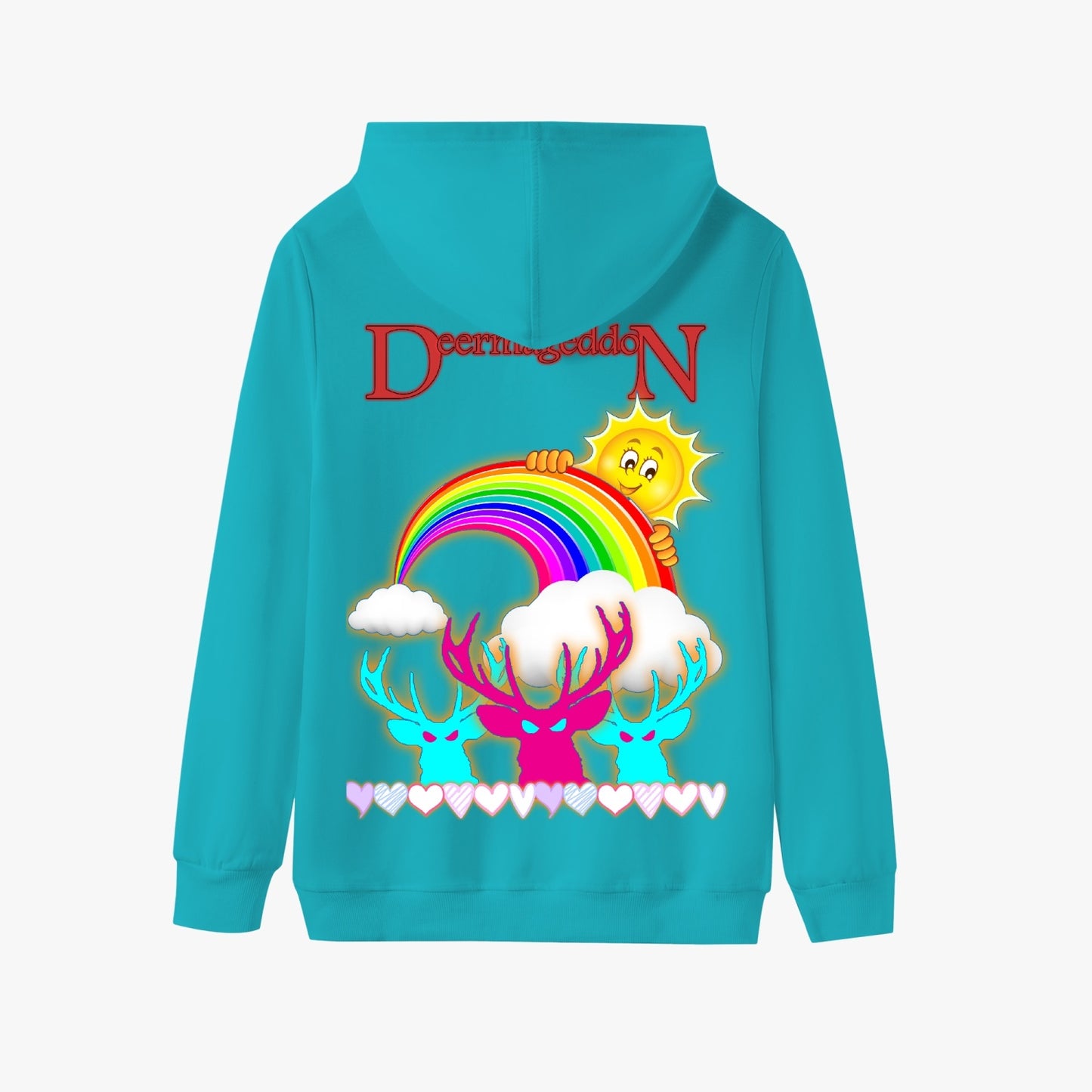 Official Deermageddon the Musical "Sunshine and Rainbows" Unisex Classic Lined Pullover Hoodie