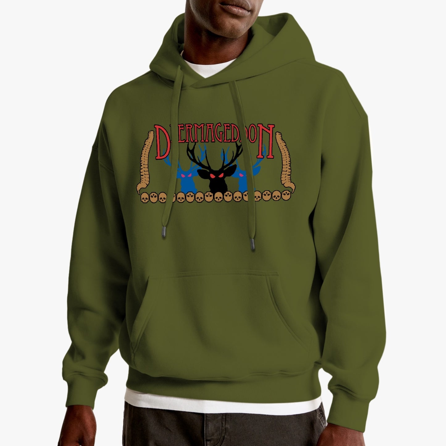 Official Deermageddon the Musical "DTM Flag" Unisex Classic Lined Pullover Hoodie