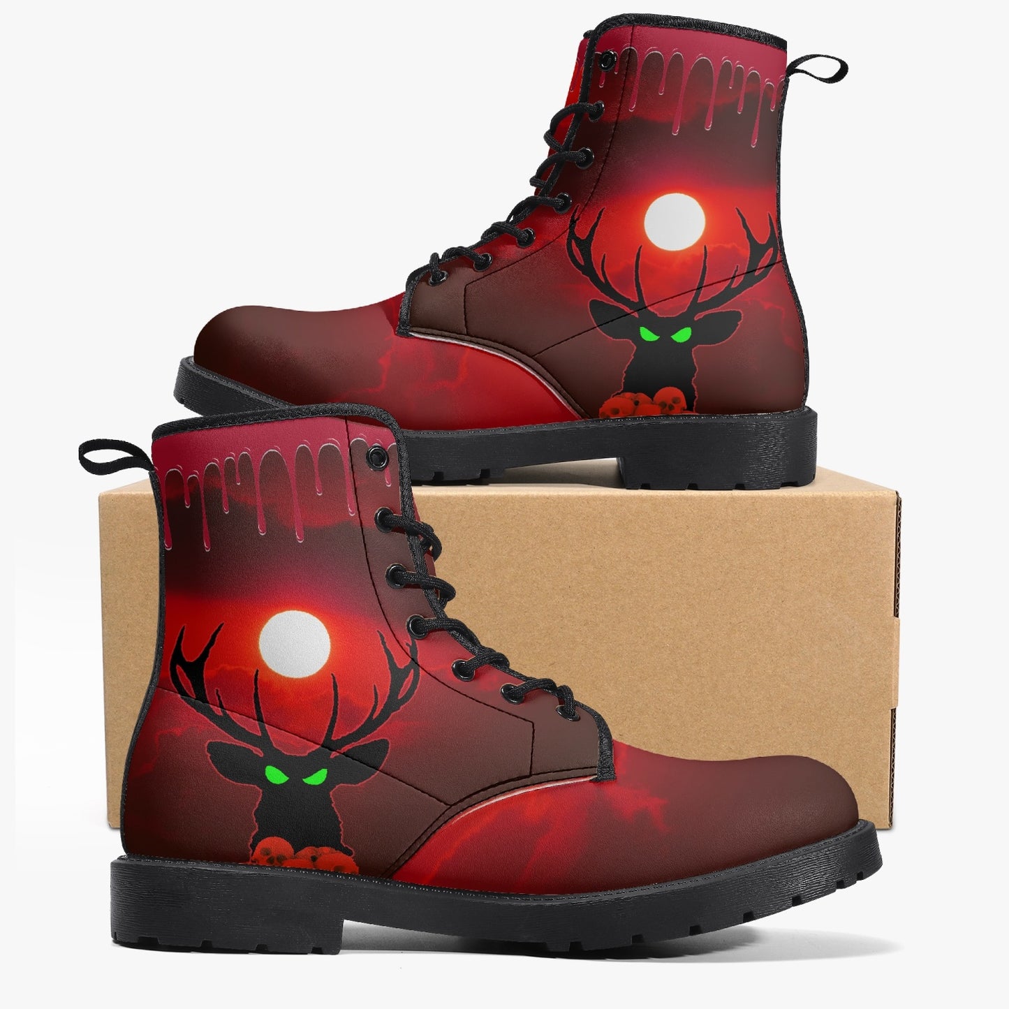 Deermageddon the Musical "Blood Moon" Boots (Men's and Women's)