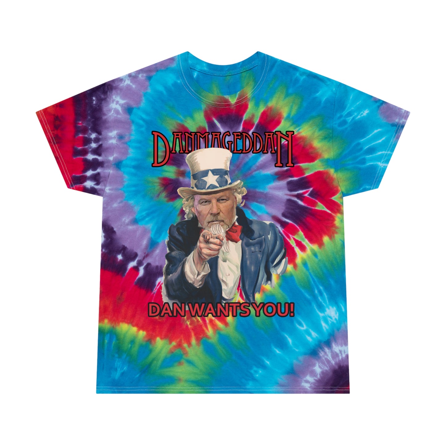 Official Deermageddon "Danmageddan" Tie-Dye Tee, Spiral - 2 colors