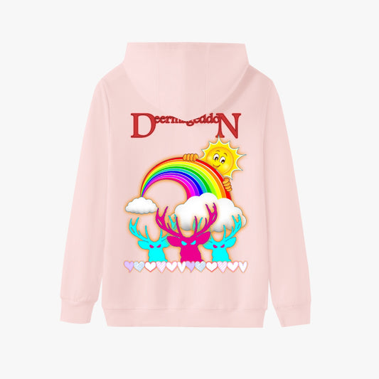 Official Deermageddon the Musical "Sunshine and Rainbows" Unisex Fleece Lined Hoodie