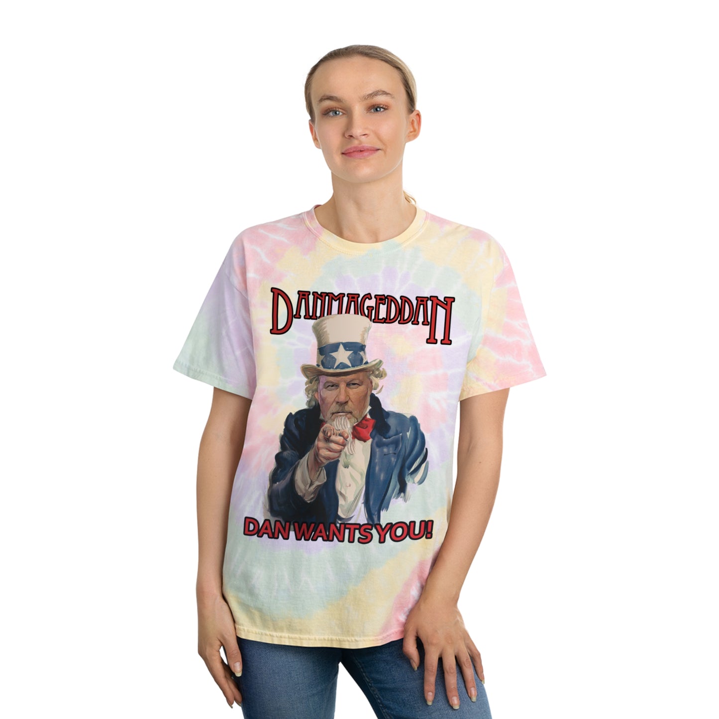 Official Deermageddon "Danmageddan" Tie-Dye Tee, Spiral - 2 colors