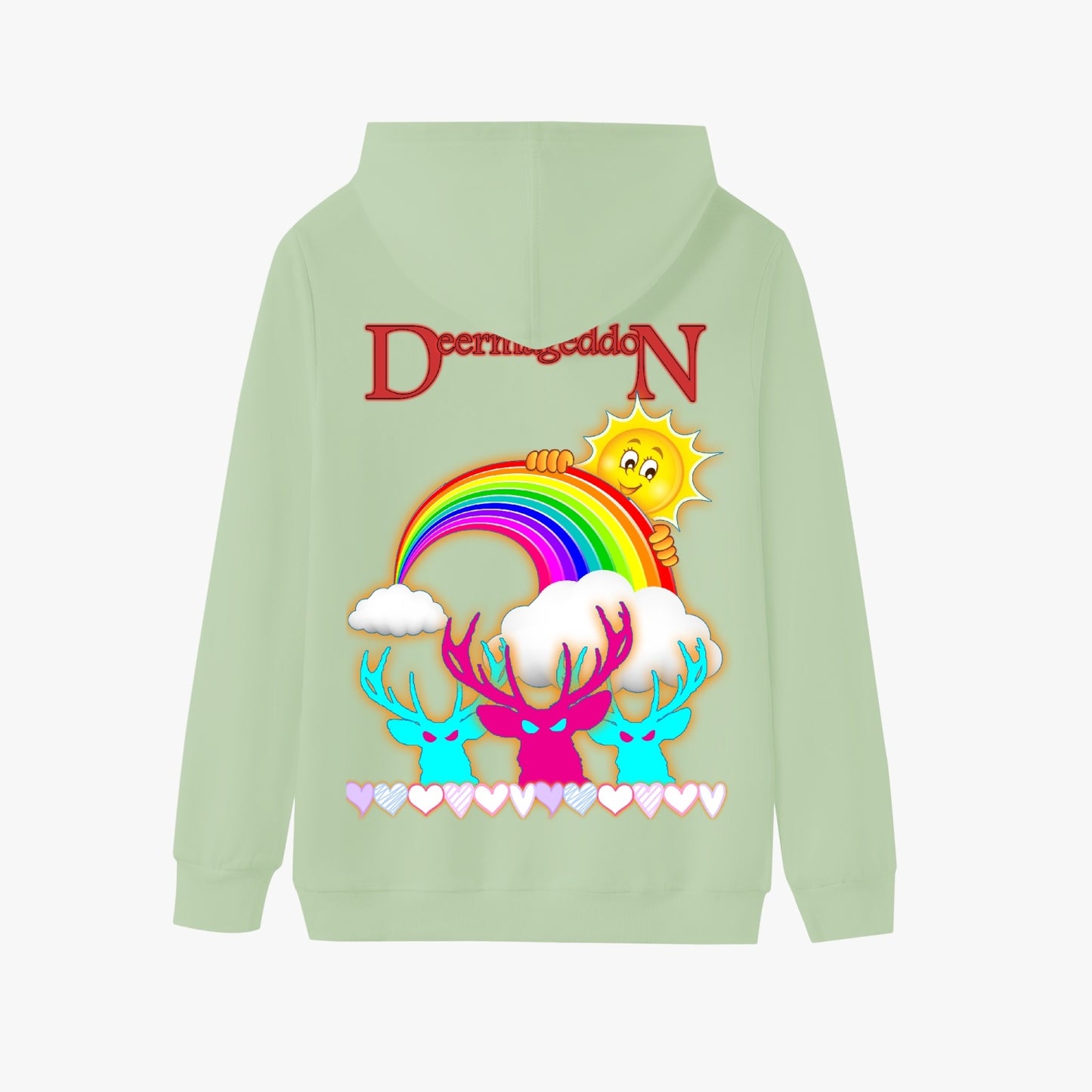 Official Deermageddon the Musical "Sunshine and Rainbows" Unisex Classic Lined Pullover Hoodie