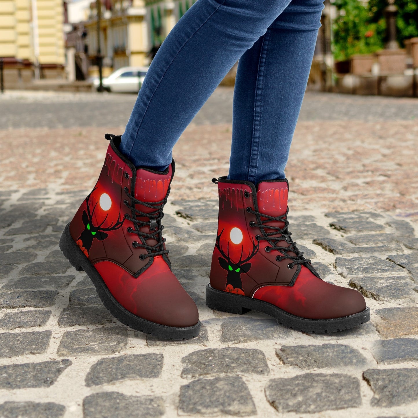 Deermageddon the Musical "Blood Moon" Boots (Men's and Women's)