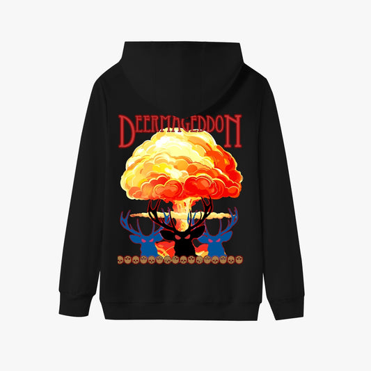 Official Deermageddon the Musical "Nuke Design" Unisex Fleece Lined Hoodie