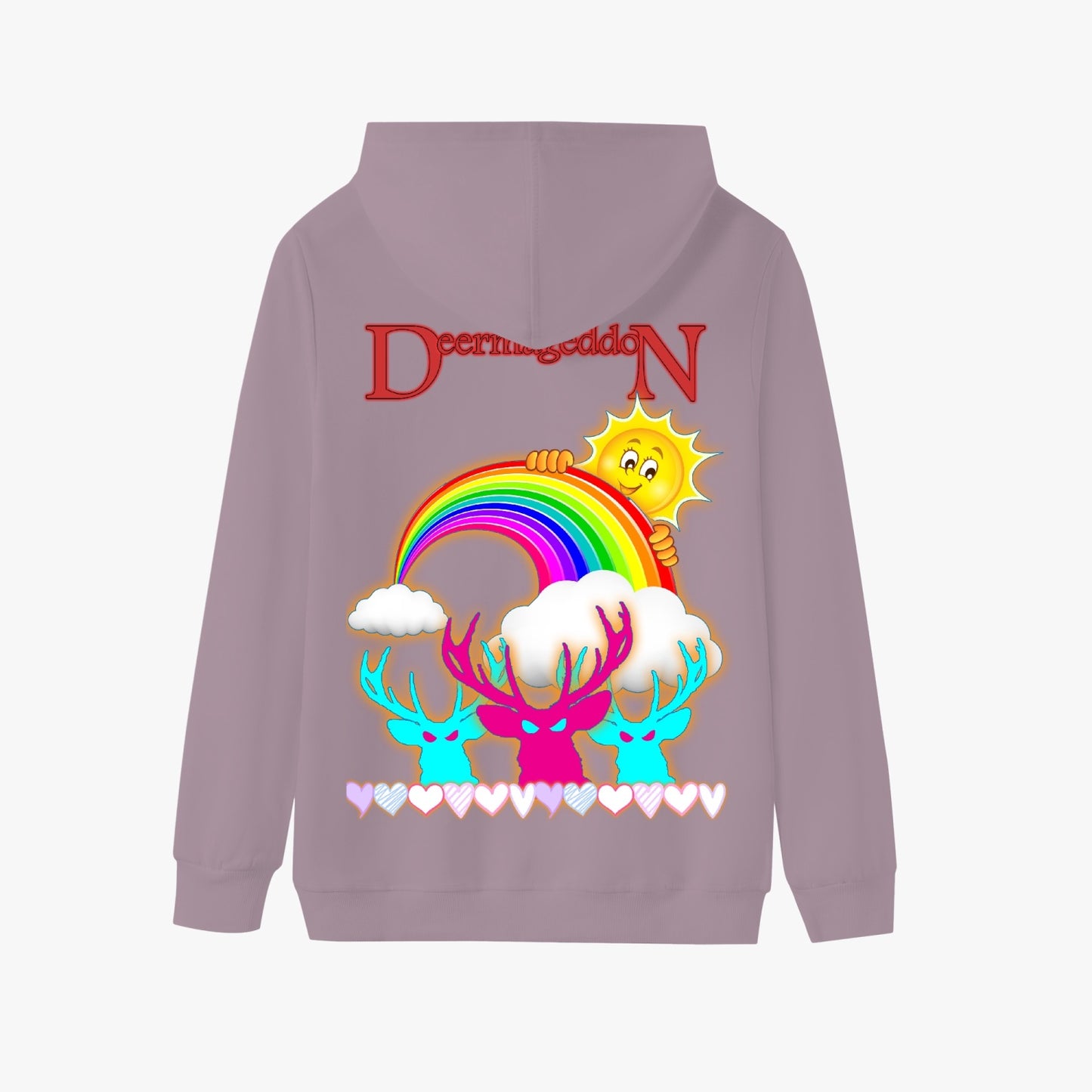 Official Deermageddon the Musical "Sunshine and Rainbows" Unisex Classic Lined Pullover Hoodie