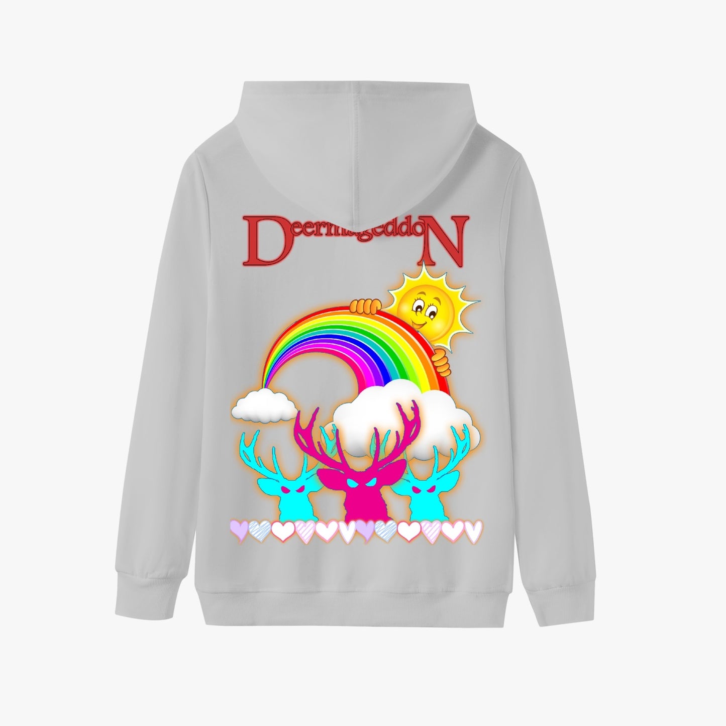 Official Deermageddon the Musical "Sunshine and Rainbows" Unisex Classic Lined Pullover Hoodie