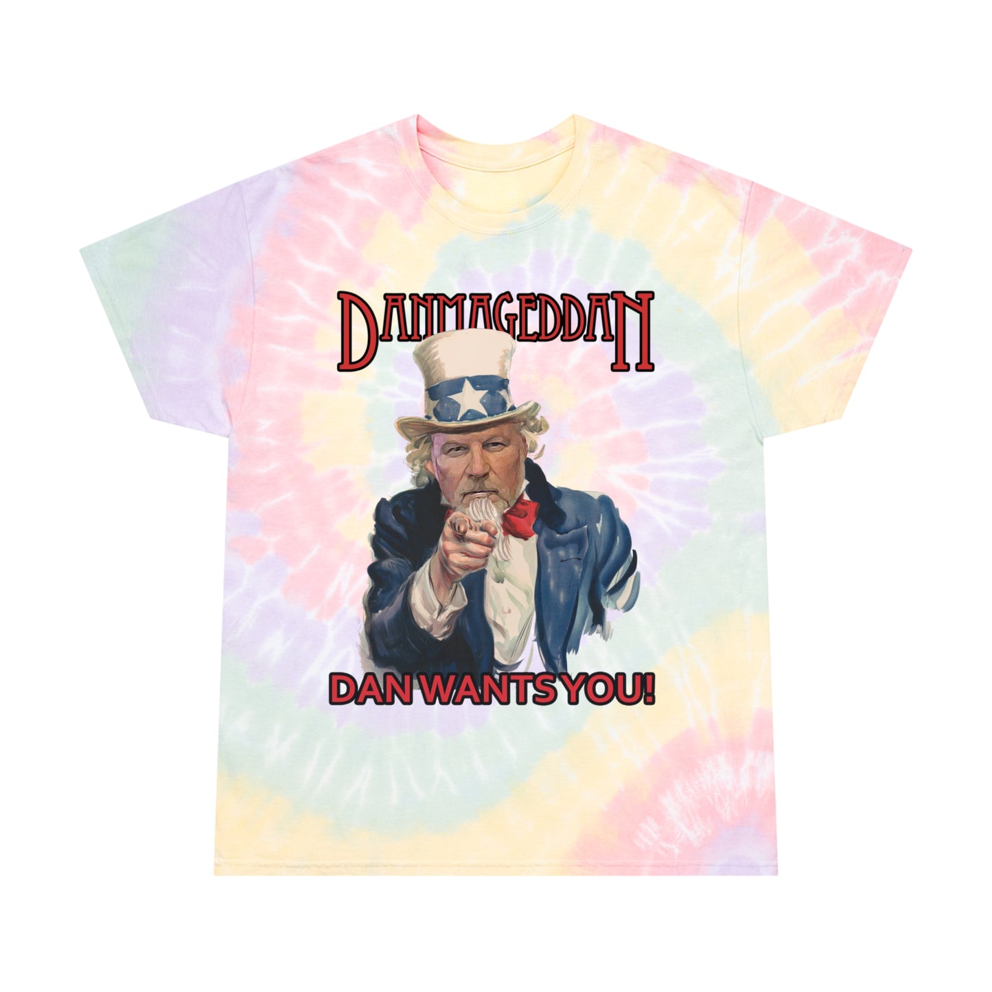 Official Deermageddon "Danmageddan" Tie-Dye Tee, Spiral - 2 colors