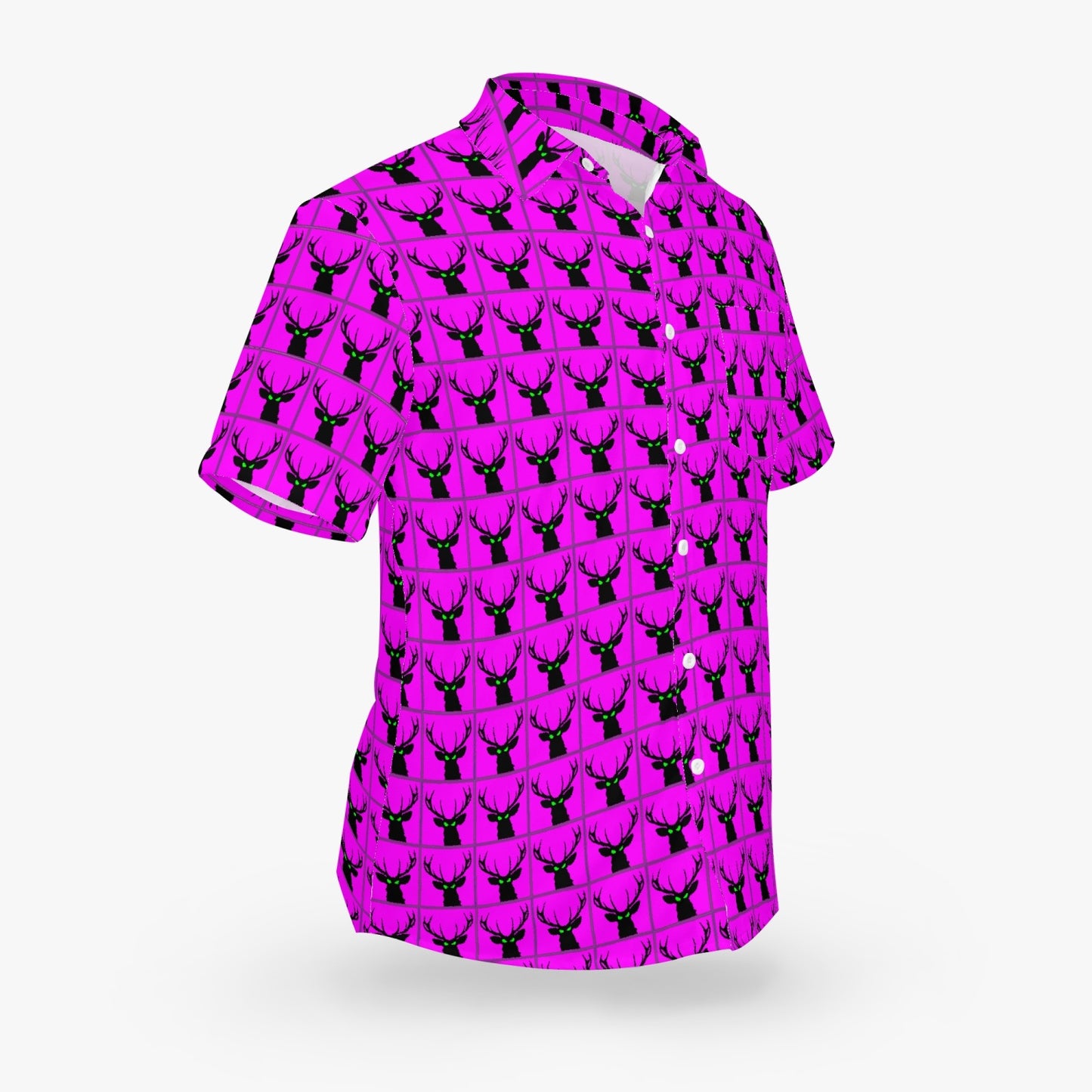 Deermageddon the Musical Pink Checkerboard Hawaiian Tee