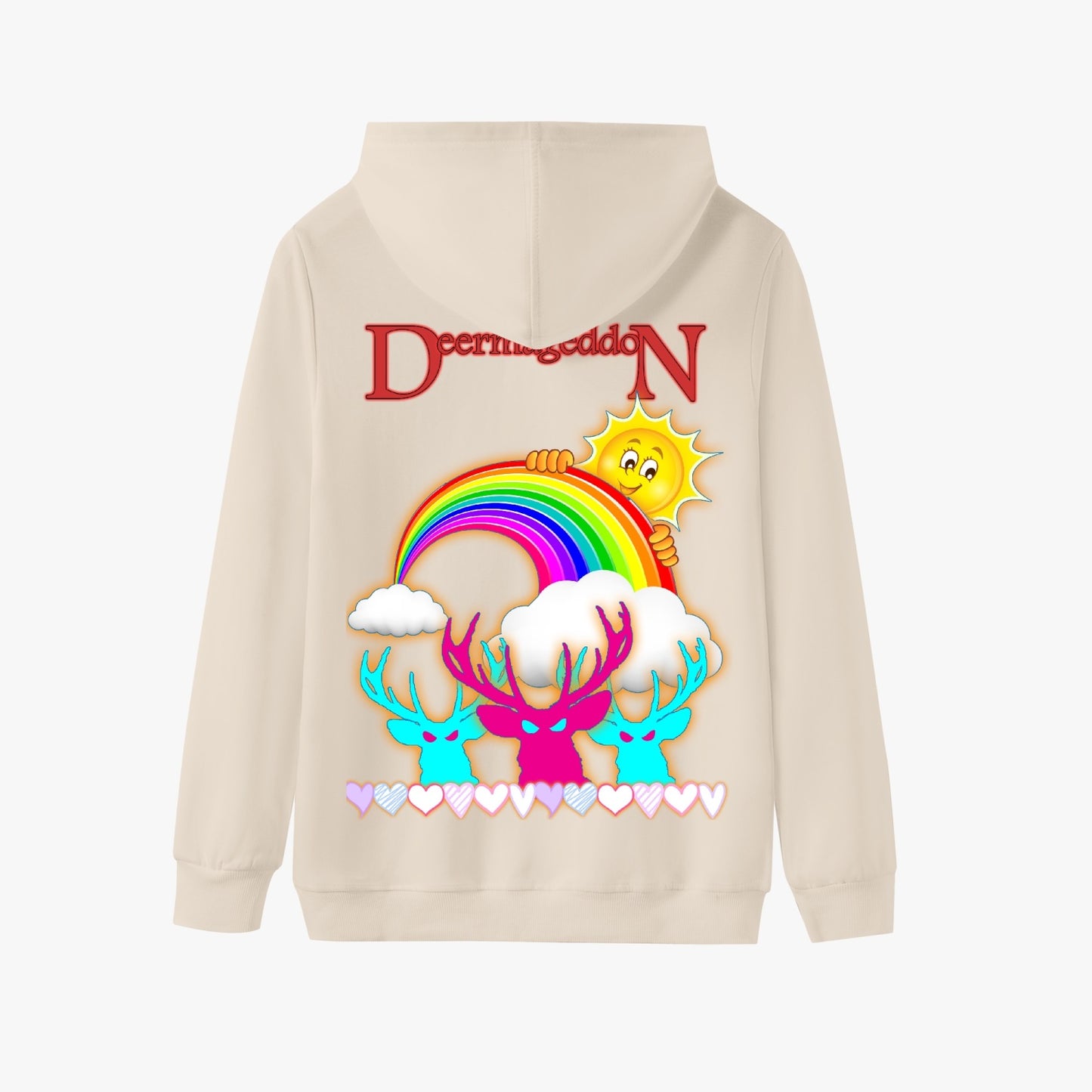 Official Deermageddon the Musical "Sunshine and Rainbows" Unisex Classic Lined Pullover Hoodie