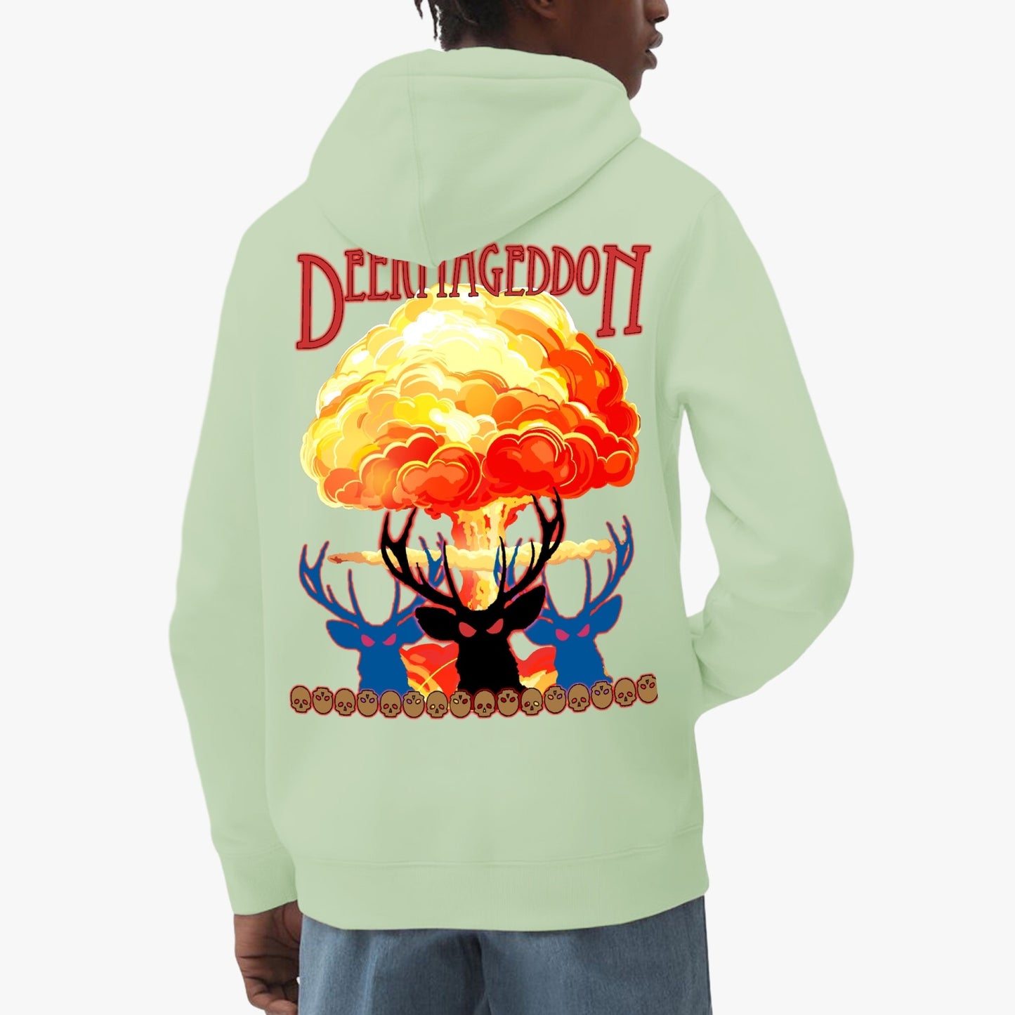 Official Deermageddon the Musical "Nuke Design" Classic Lining Unisex Premium Pullover Hoodie