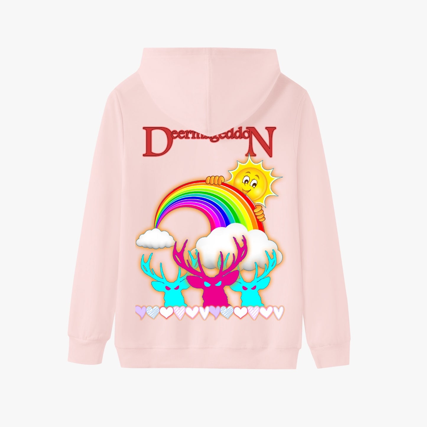 Official Deermageddon the Musical "Sunshine and Rainbows" Unisex Classic Lined Pullover Hoodie