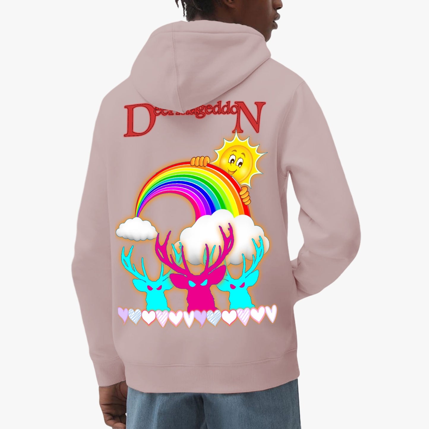 Official Deermageddon the Musical "Sunshine and Rainbows" Unisex Classic Lined Pullover Hoodie