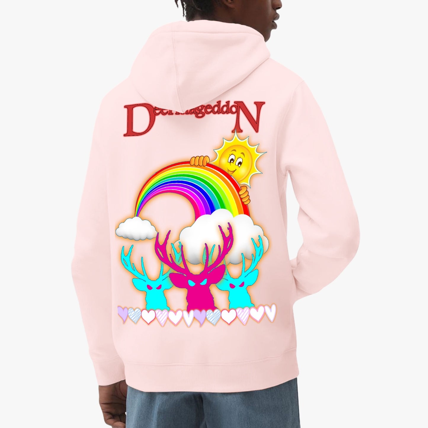 Official Deermageddon the Musical "Sunshine and Rainbows" Unisex Classic Lined Pullover Hoodie