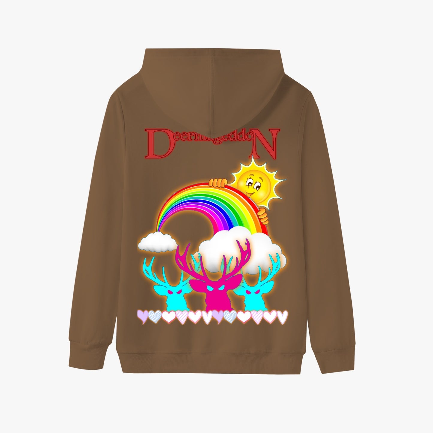 Official Deermageddon the Musical "Sunshine and Rainbows" Unisex Classic Lined Pullover Hoodie