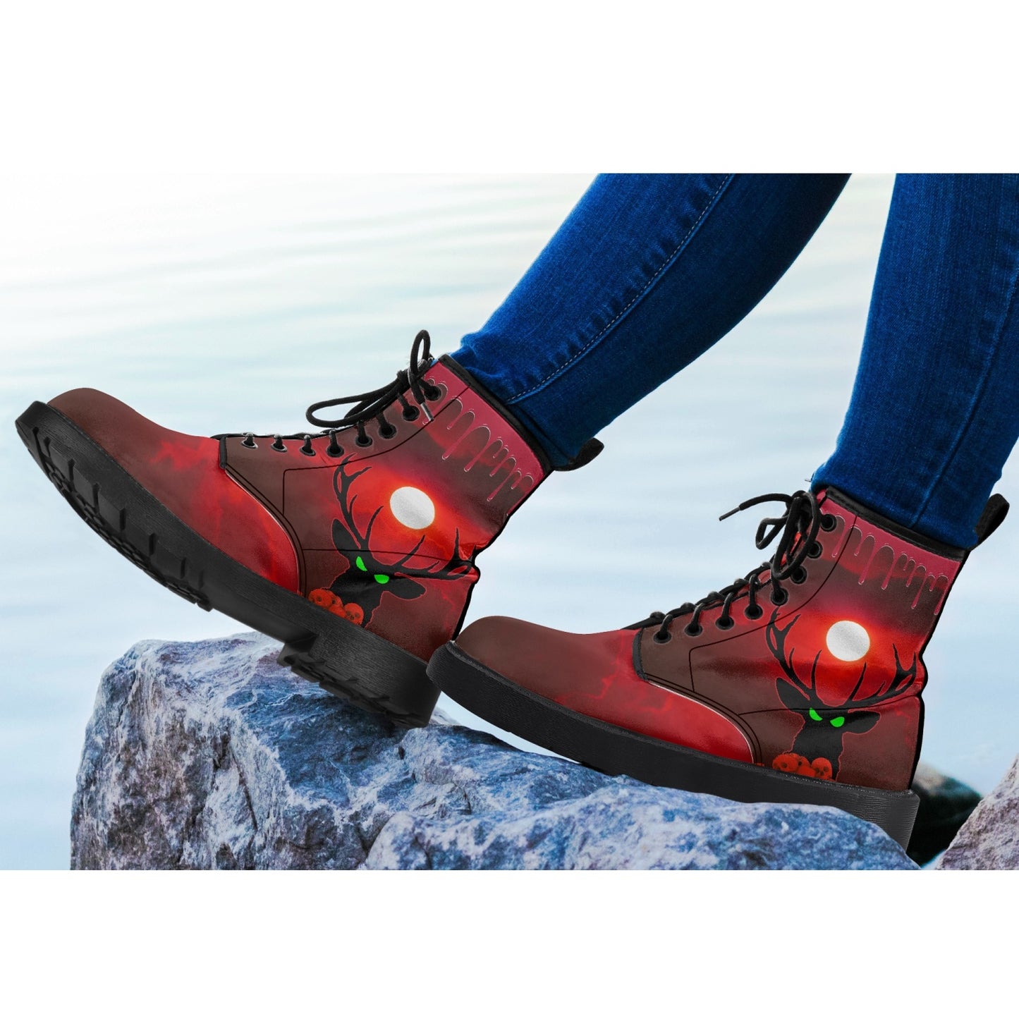 Deermageddon the Musical "Blood Moon" Boots (Men's and Women's)