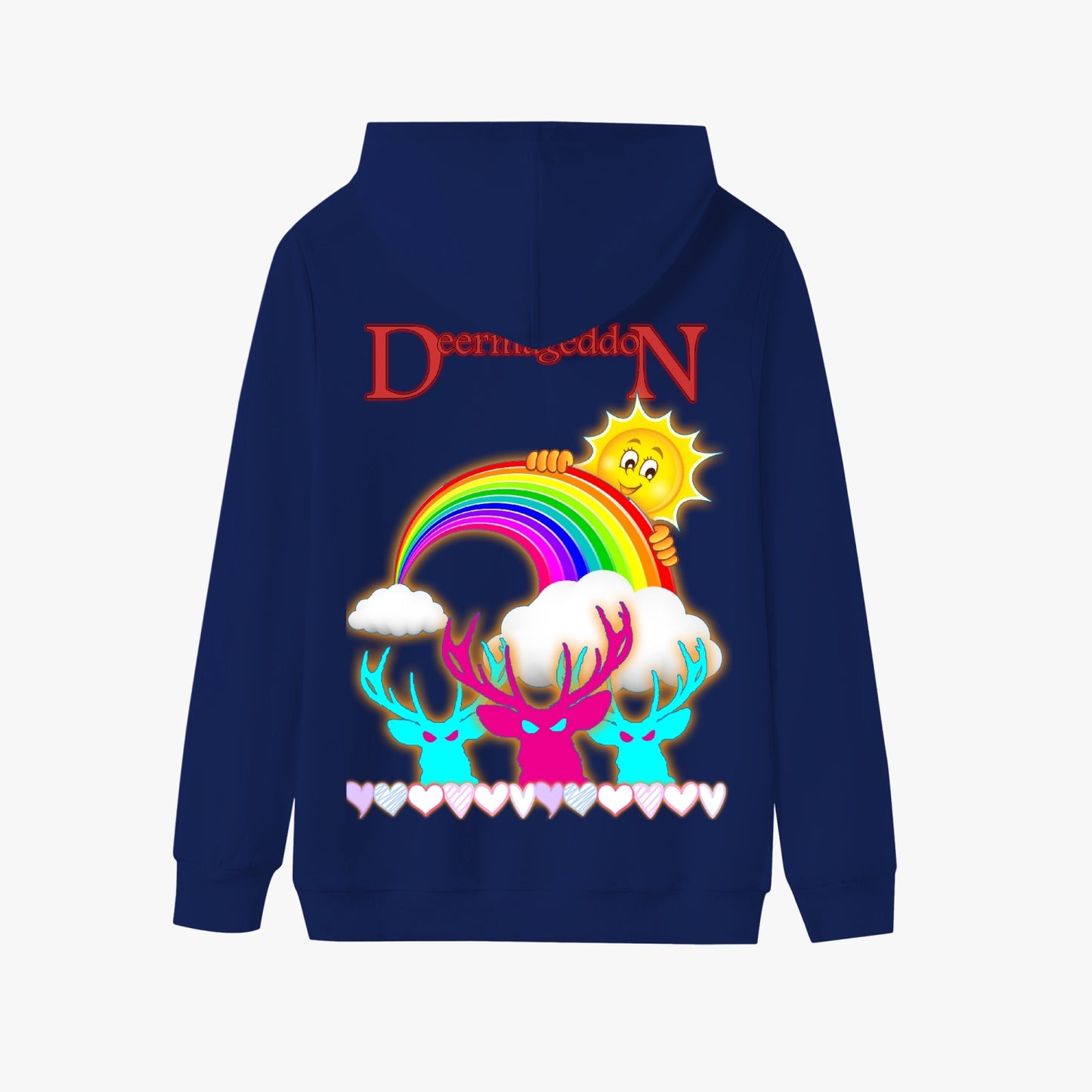 Official Deermageddon the Musical "Sunshine and Rainbows" Unisex Classic Lined Pullover Hoodie