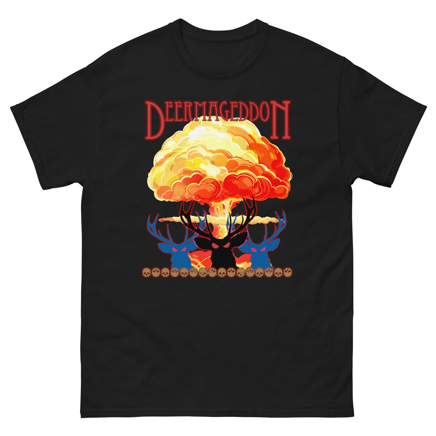 Official Deermageddon the Musical Nuke Print Tee-Shirt