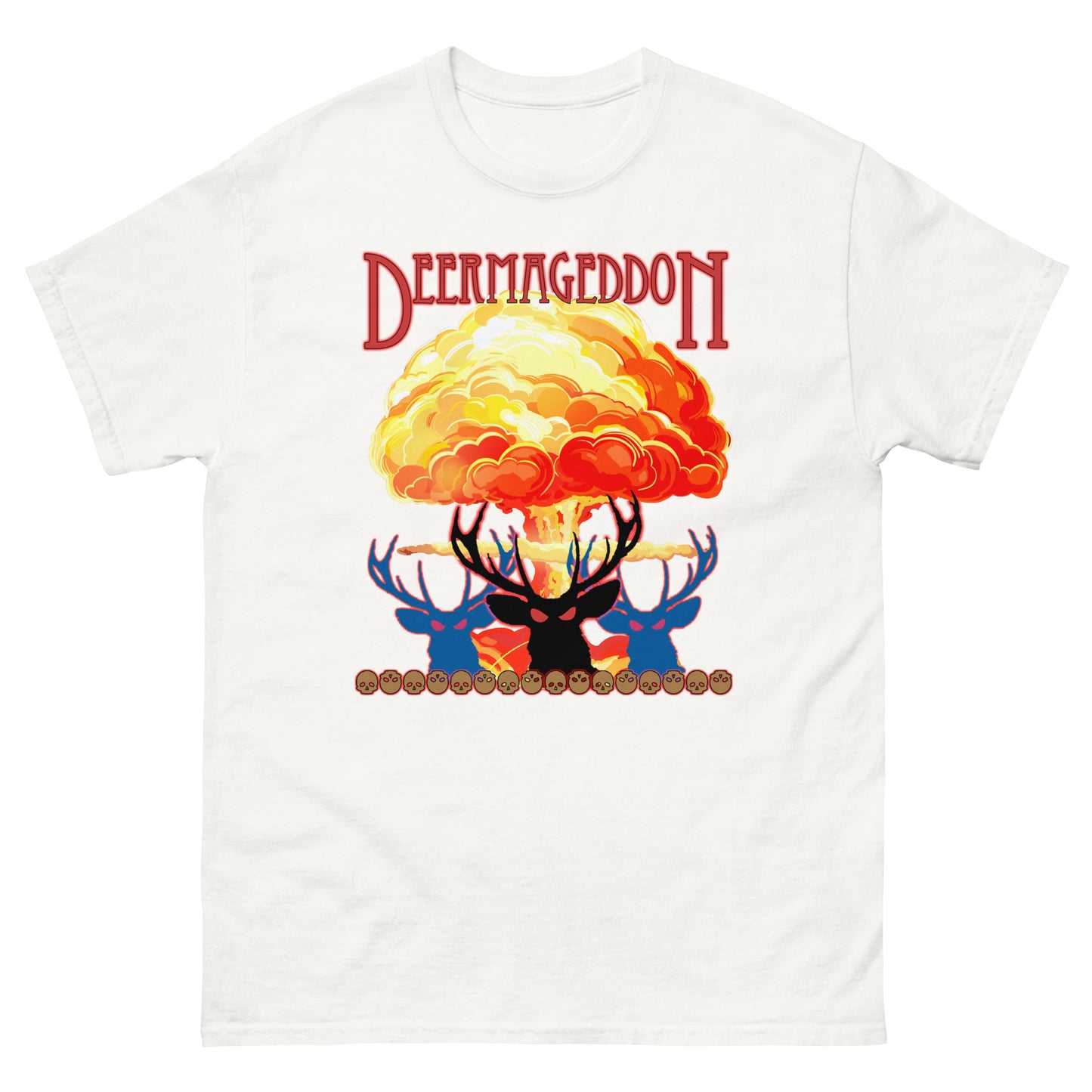 Official Deermageddon the Musical Nuke Print Tee-Shirt