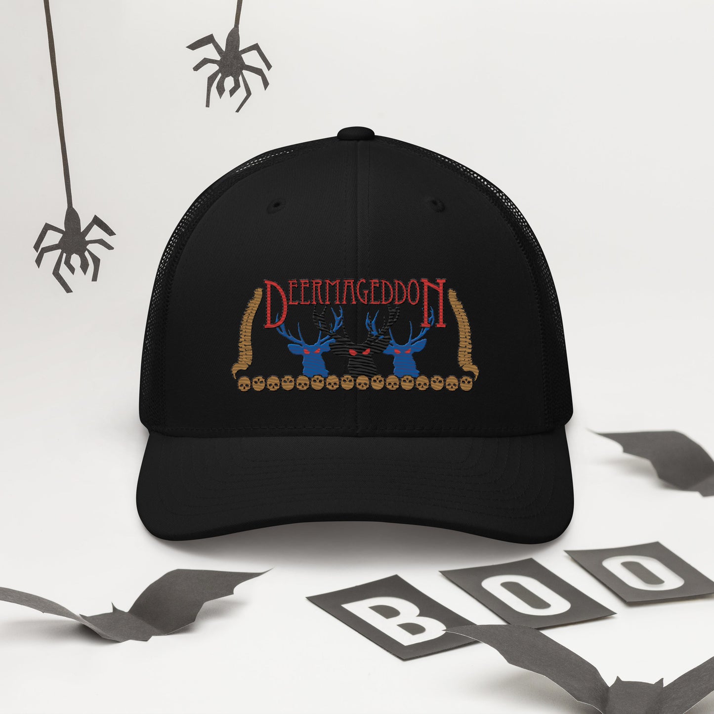 Official Deermageddon the Musical Logo Embroidered Trucker Cap