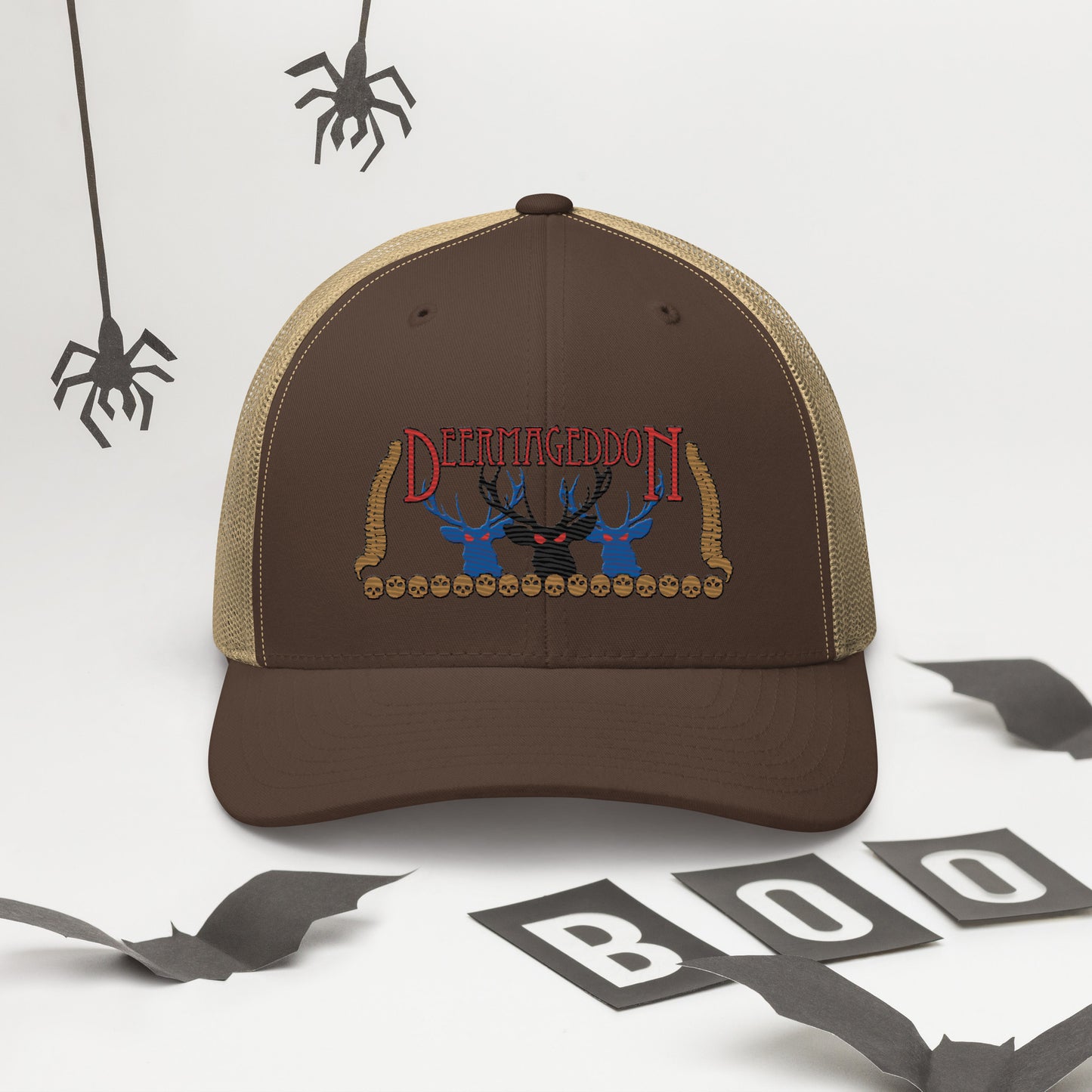 Official Deermageddon the Musical Logo Embroidered Trucker Cap