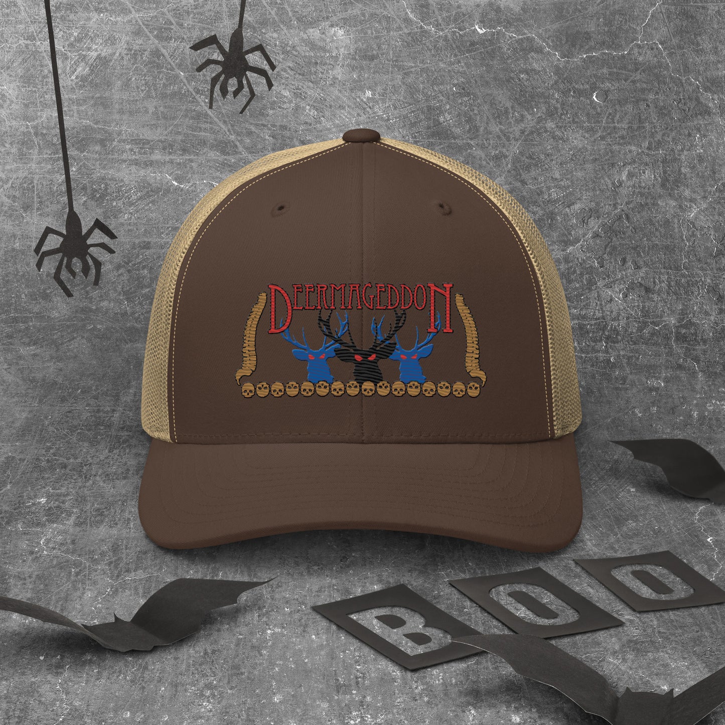 Official Deermageddon the Musical Logo Embroidered Trucker Cap