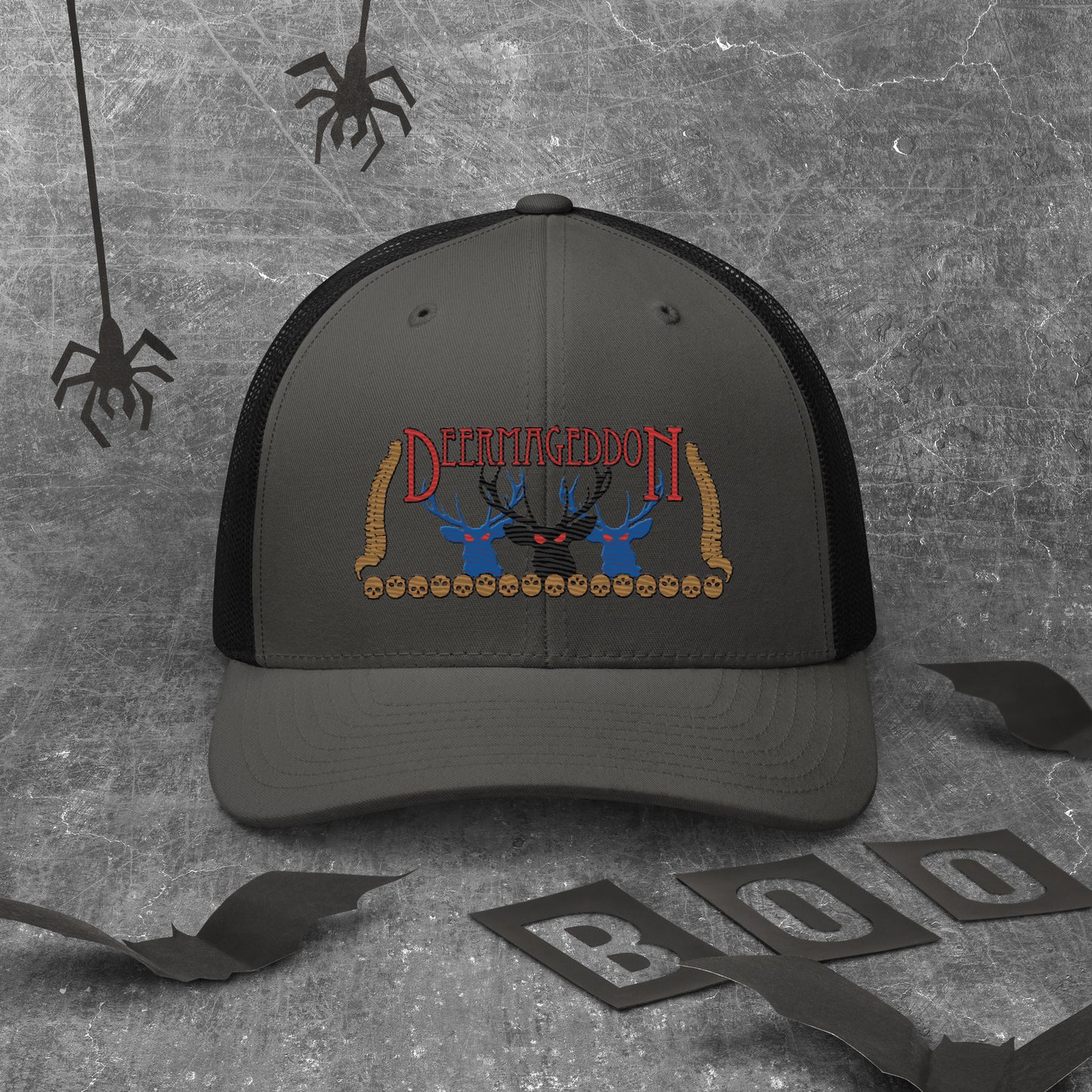 Official Deermageddon the Musical Logo Embroidered Trucker Cap