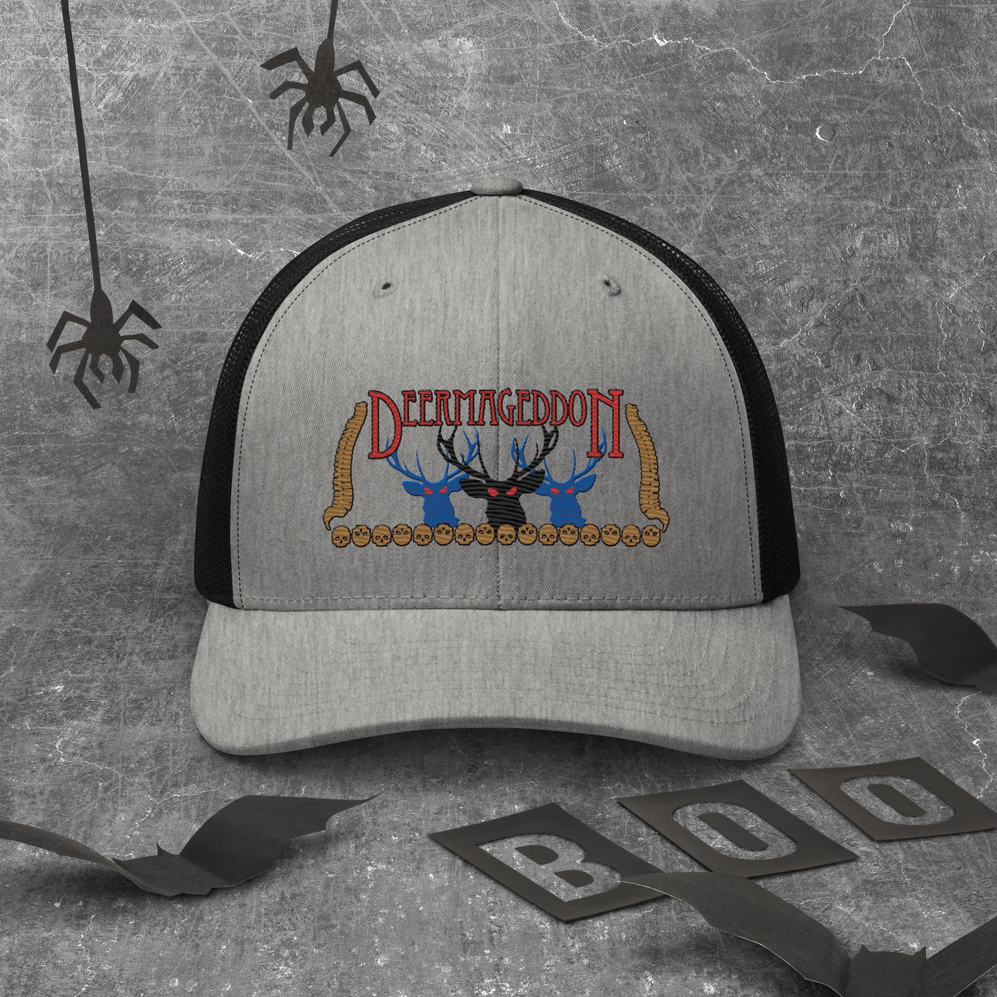 Official Deermageddon the Musical Logo Embroidered Trucker Cap