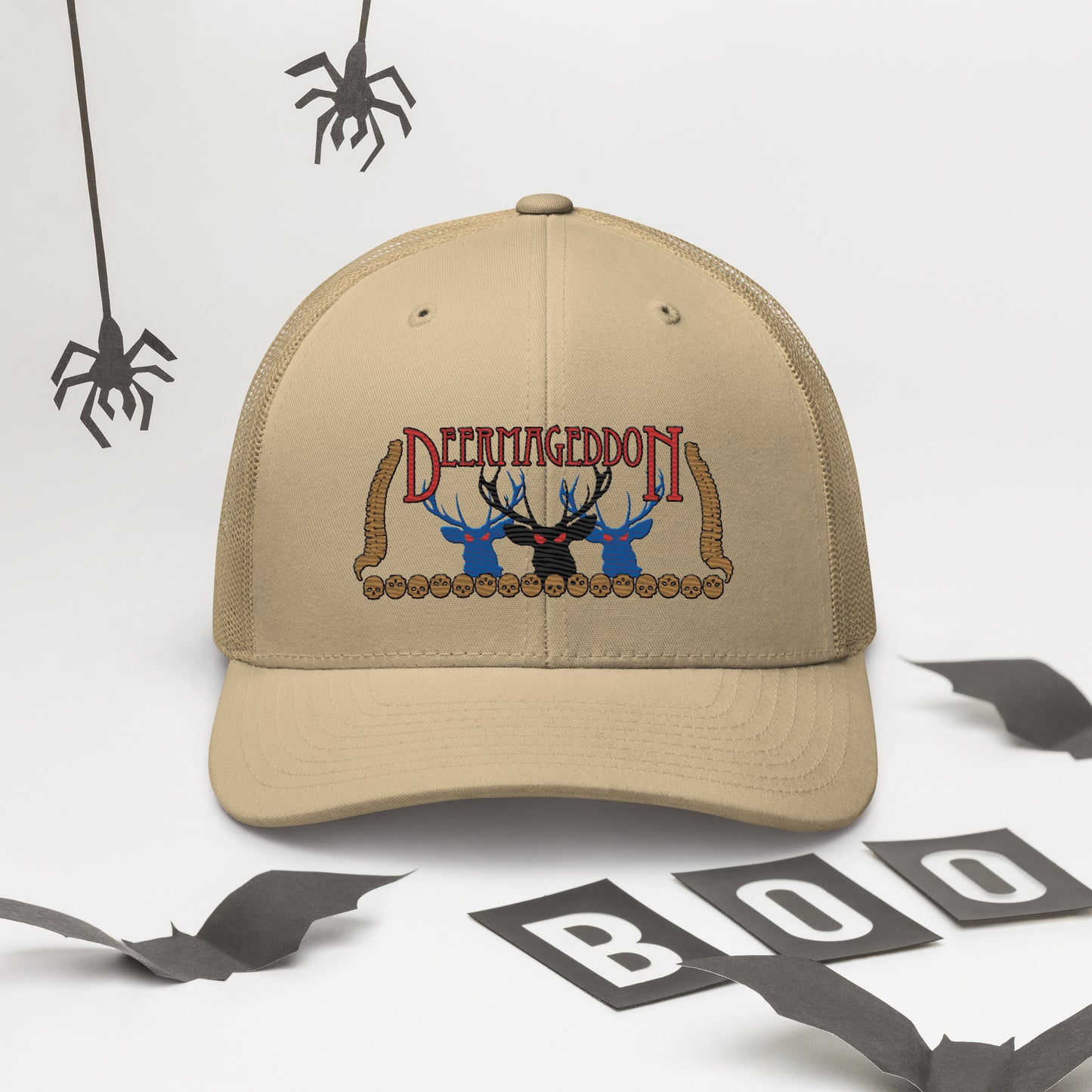 Official Deermageddon the Musical Logo Embroidered Trucker Cap