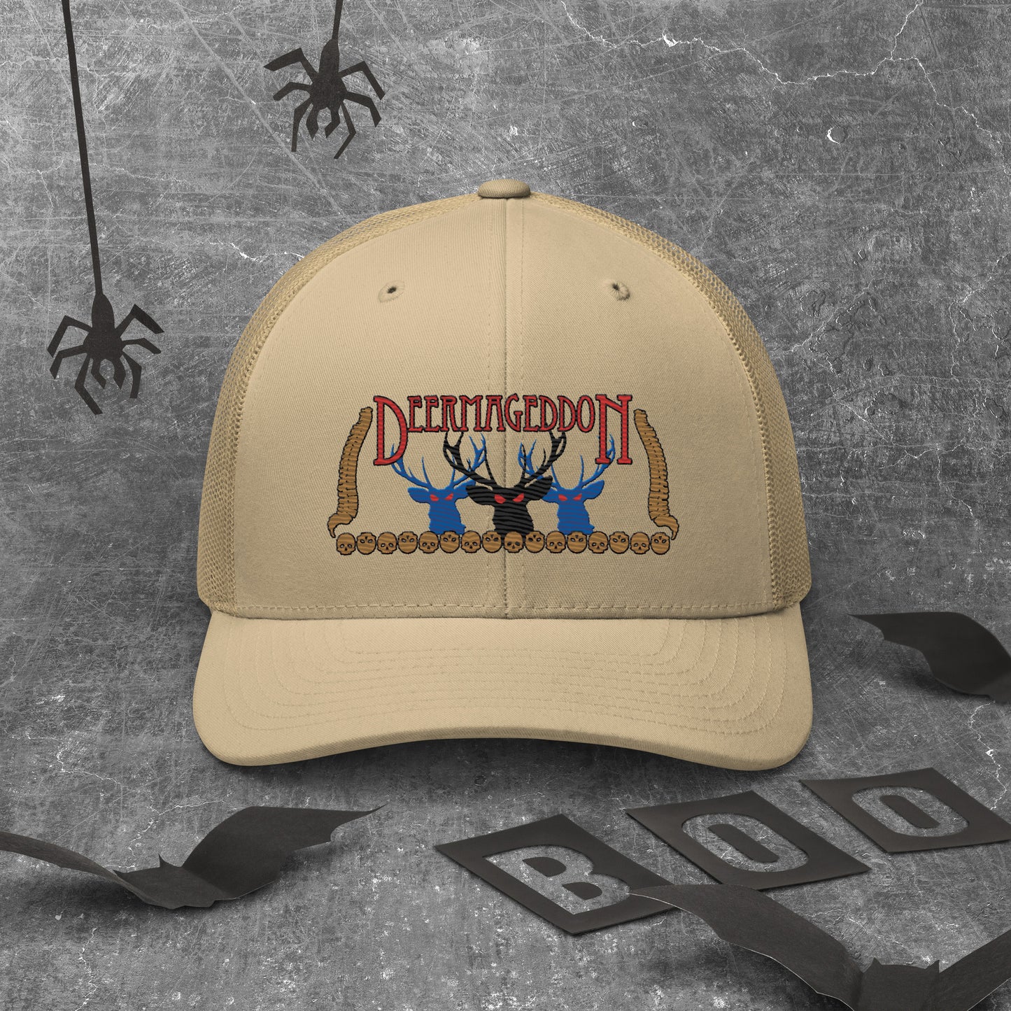 Official Deermageddon the Musical Logo Embroidered Trucker Cap