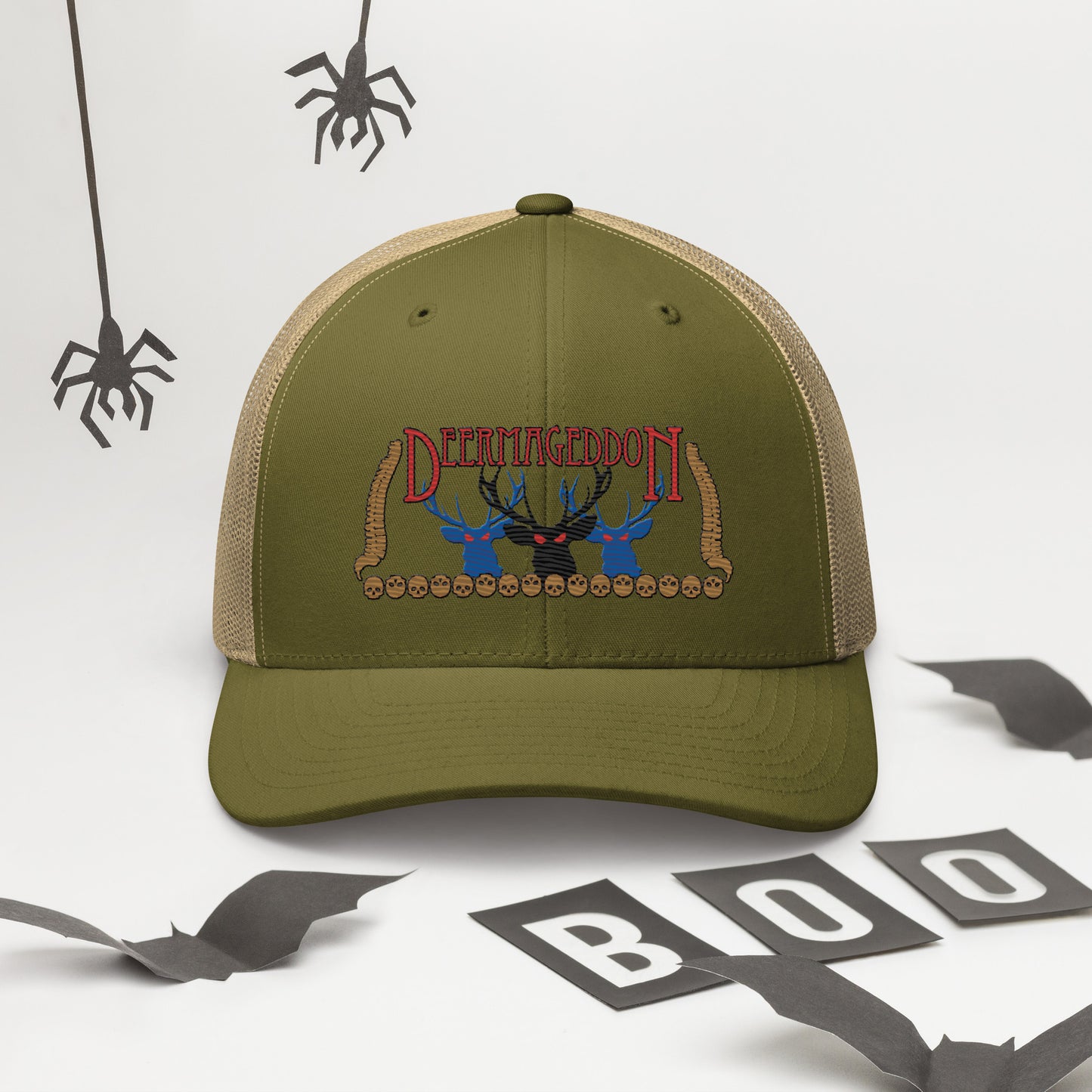 Official Deermageddon the Musical Logo Embroidered Trucker Cap