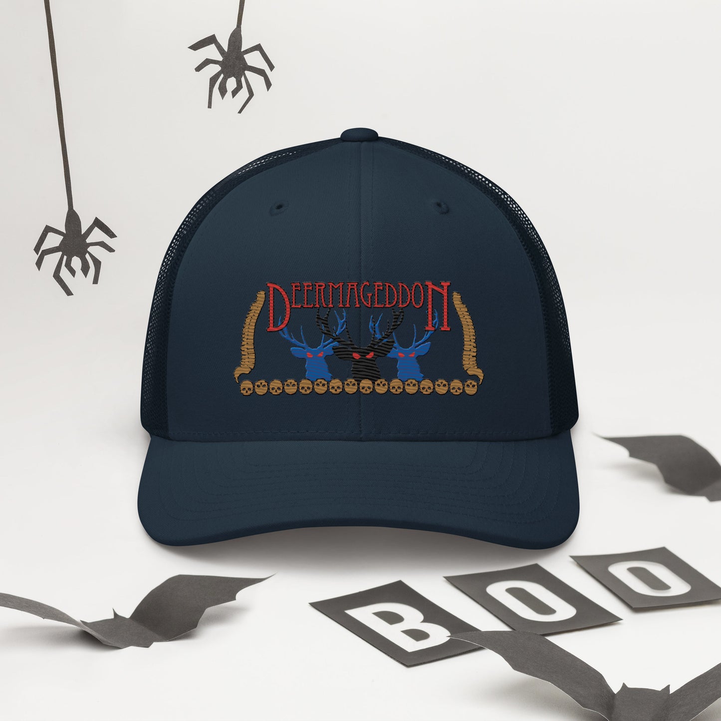 Official Deermageddon the Musical Logo Embroidered Trucker Cap