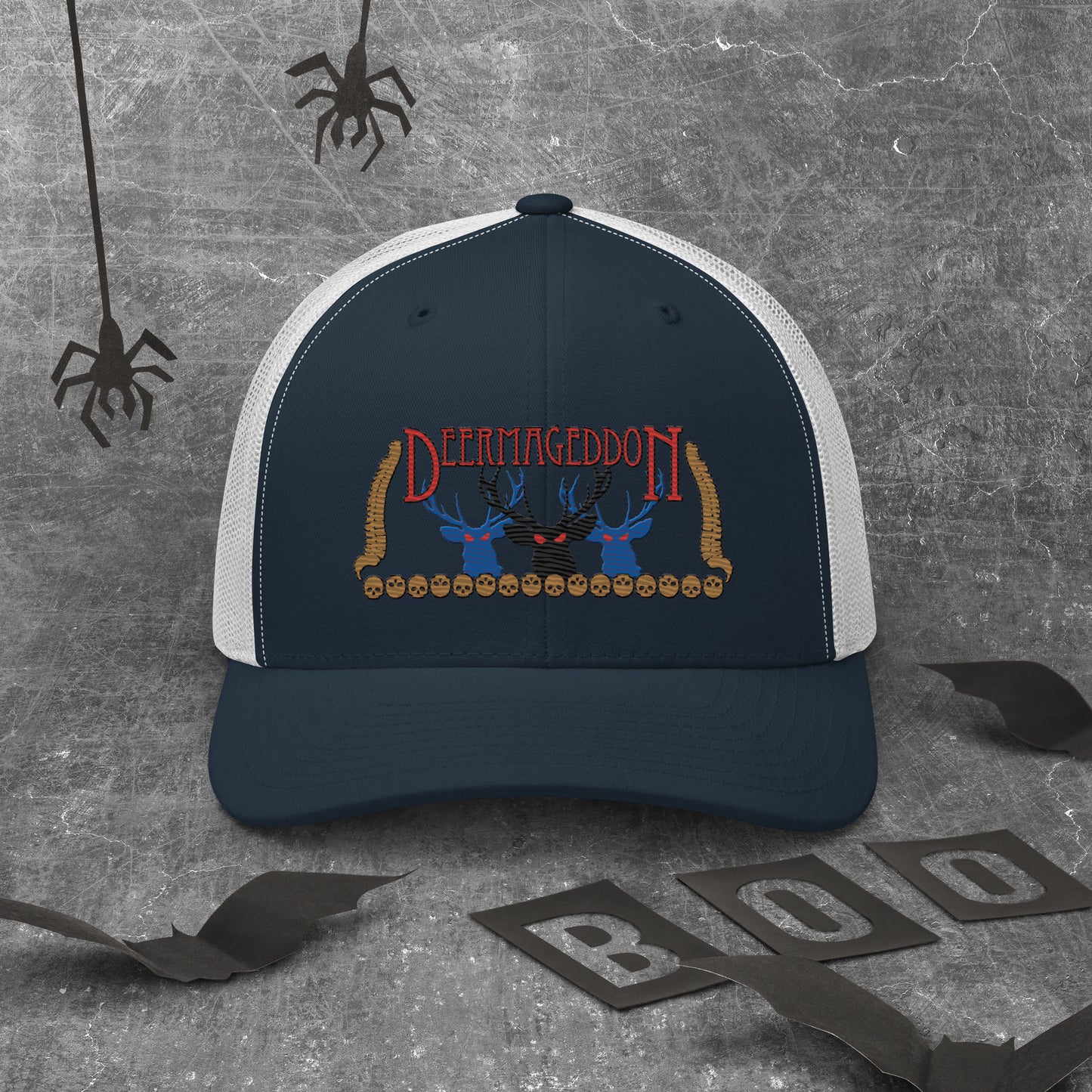 Official Deermageddon the Musical Logo Embroidered Trucker Cap