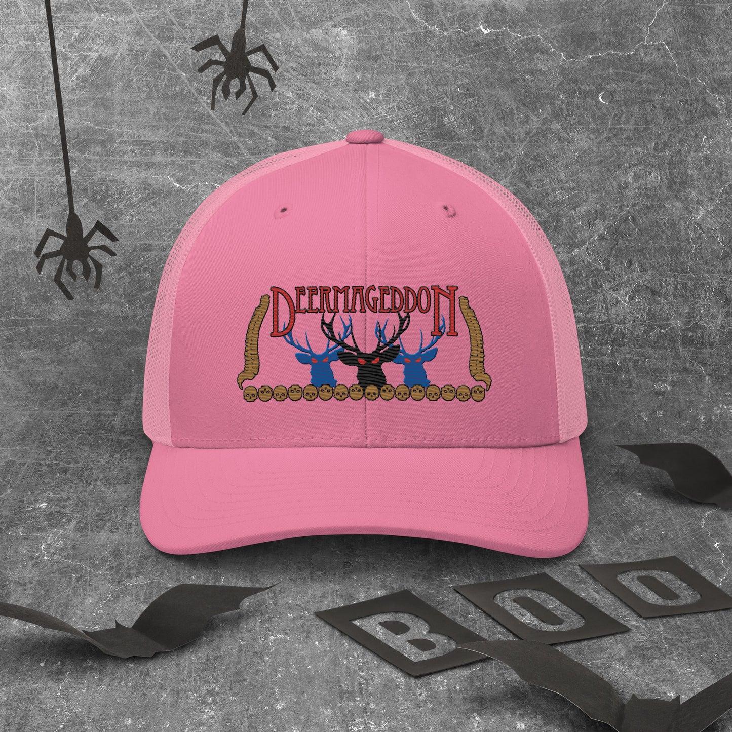 Official Deermageddon the Musical Logo Embroidered Trucker Cap