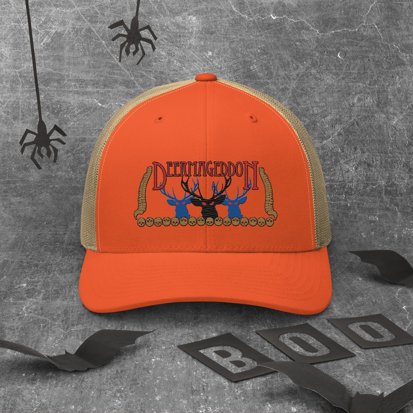 Official Deermageddon the Musical Logo Embroidered Trucker Cap