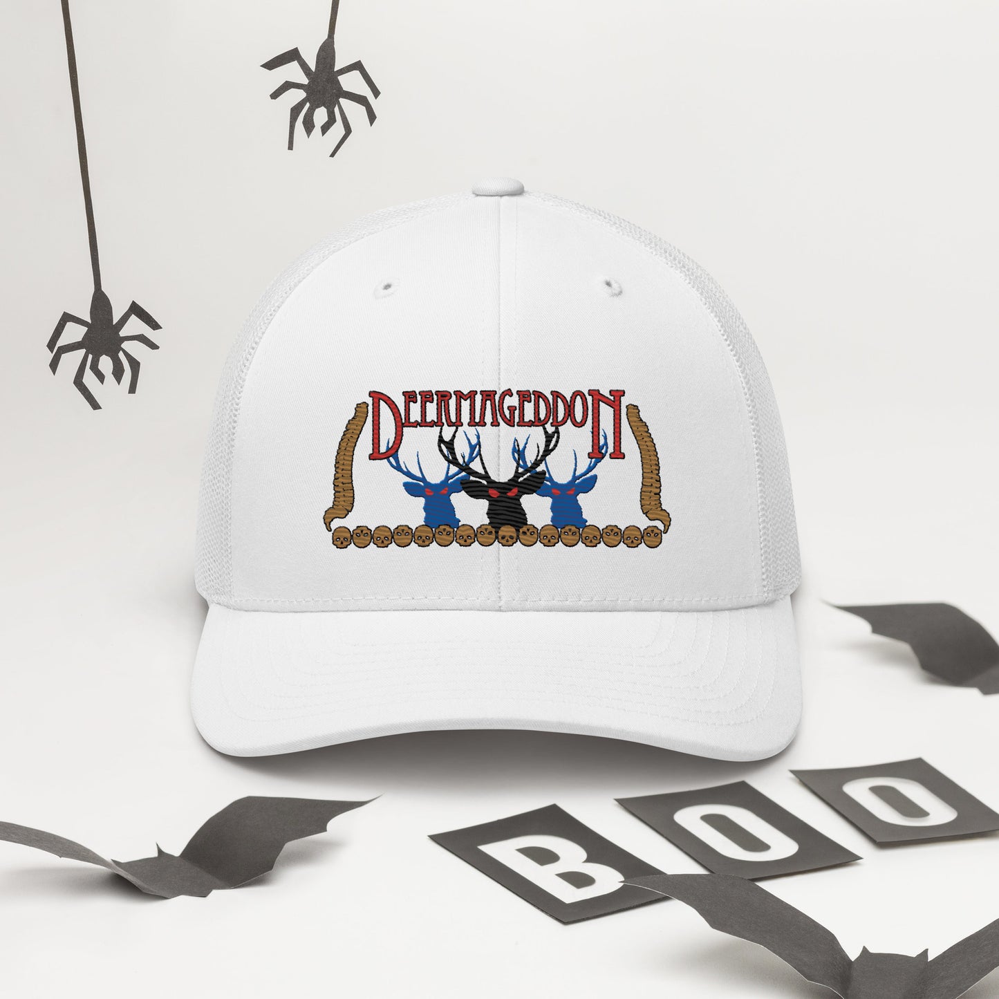 Official Deermageddon the Musical Logo Embroidered Trucker Cap