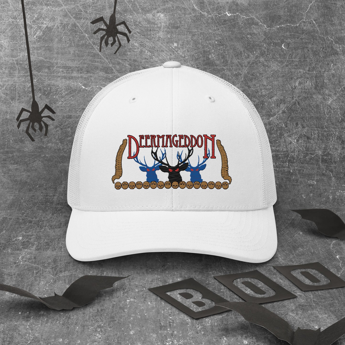 Official Deermageddon the Musical Logo Embroidered Trucker Cap